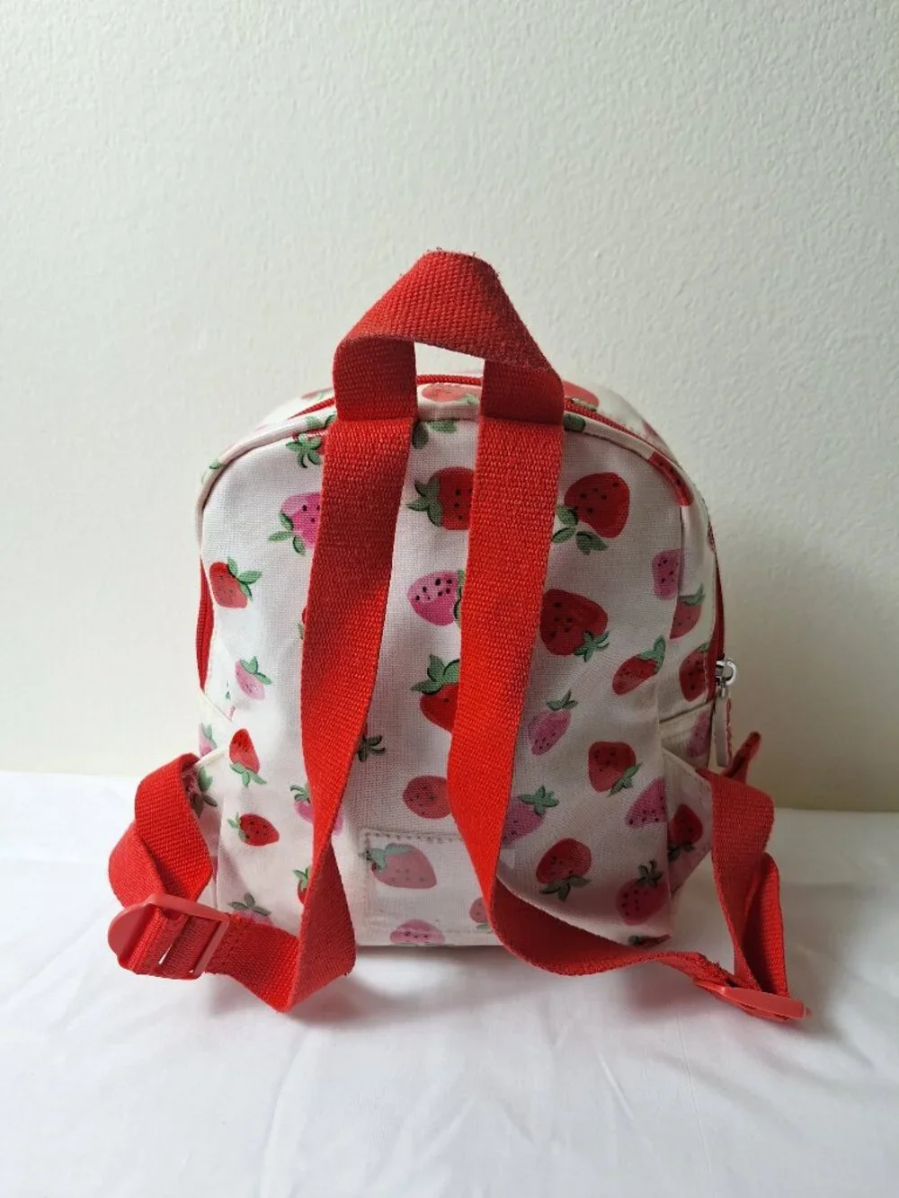 Cath Kidston Kids Strawberry Print Backpack in Red and Pink